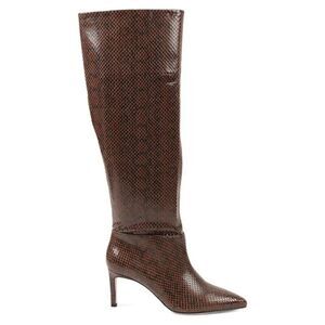 BCBGENERATION Womens Brown Padded Marlo Pointy Toe Stiletto Slouch Boot 5.5 M